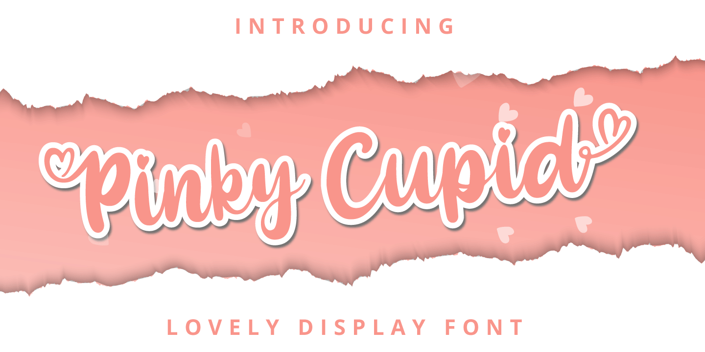 Font Pinky Cupid